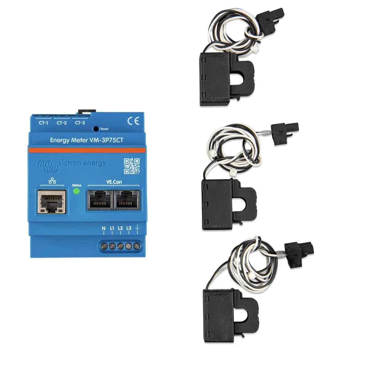 Medidor de Energía Trifásico – Victron VM-3P75CT