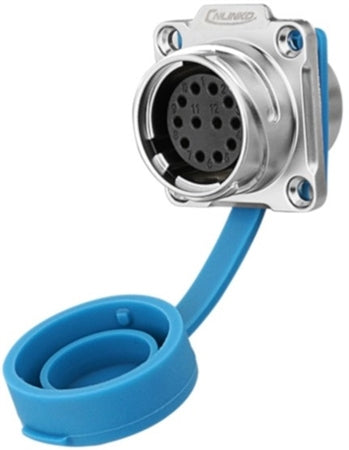 Conector Serie DH-24 Hembra 12 Pines Socket Soldar CNLINKO