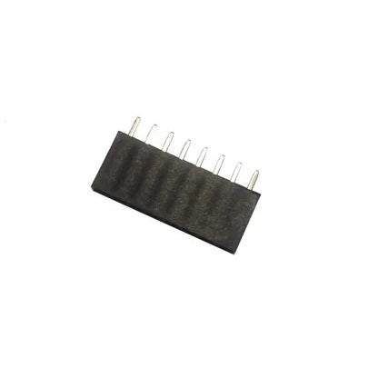 Conector hembra de 1 fila × 8 pines – Altura 8.5 mm (compatible con Arduino)