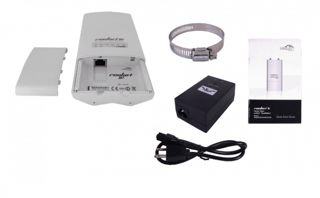 ROCKETM3 UBIQUITI 3400-3700MHz 3GHz 2-RPSMA-H Exterior Requiere Antena 2x2