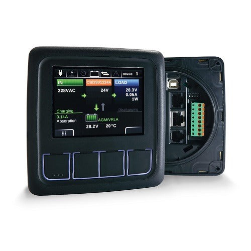 Monitor de UPS y alarmas SNMP, MODBUS, TCP/IP 3.5 pulg