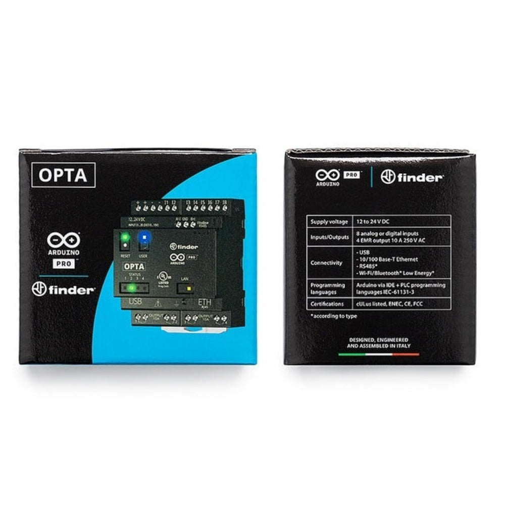 Arduino Opta Lite – Controlador Lógico Programable Compacto para Gabinete de Control (IoT)