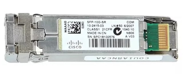 Módulo Cisco 10G MMF, 850-nm wavelength, LC duplex
