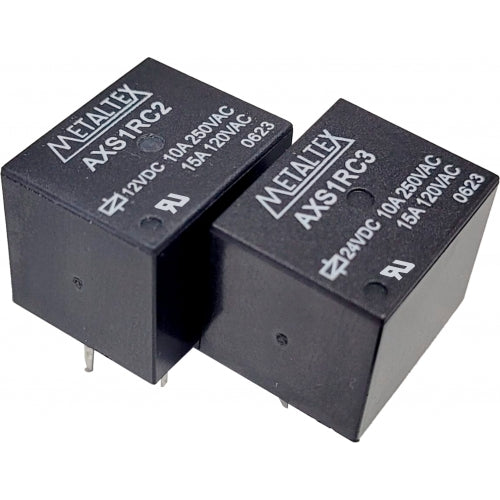Relé industrial miniatura de potencia SPDT hasta 15A terminal PCB serie AXS - 12VDC