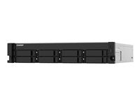QNAP TS-832PXU-RP NAS Bastidor (2U) Annapurna Labs AL324 4 GB DDR4 0 TB QNAP Turbo System Aluminio, Negro