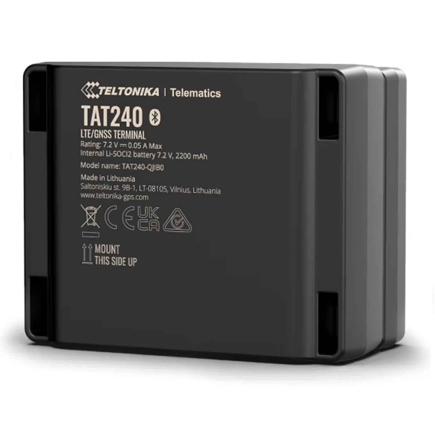 Localizador GPS 4G LTE Categoría 1 para bienes con alerta contra sabotaje – Teltonika TAT240