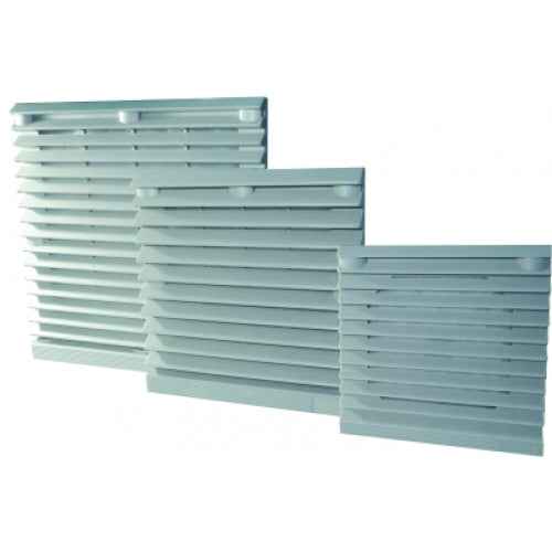 Protecciones de plástico para ventiladores con filtro PV - 150X150mm