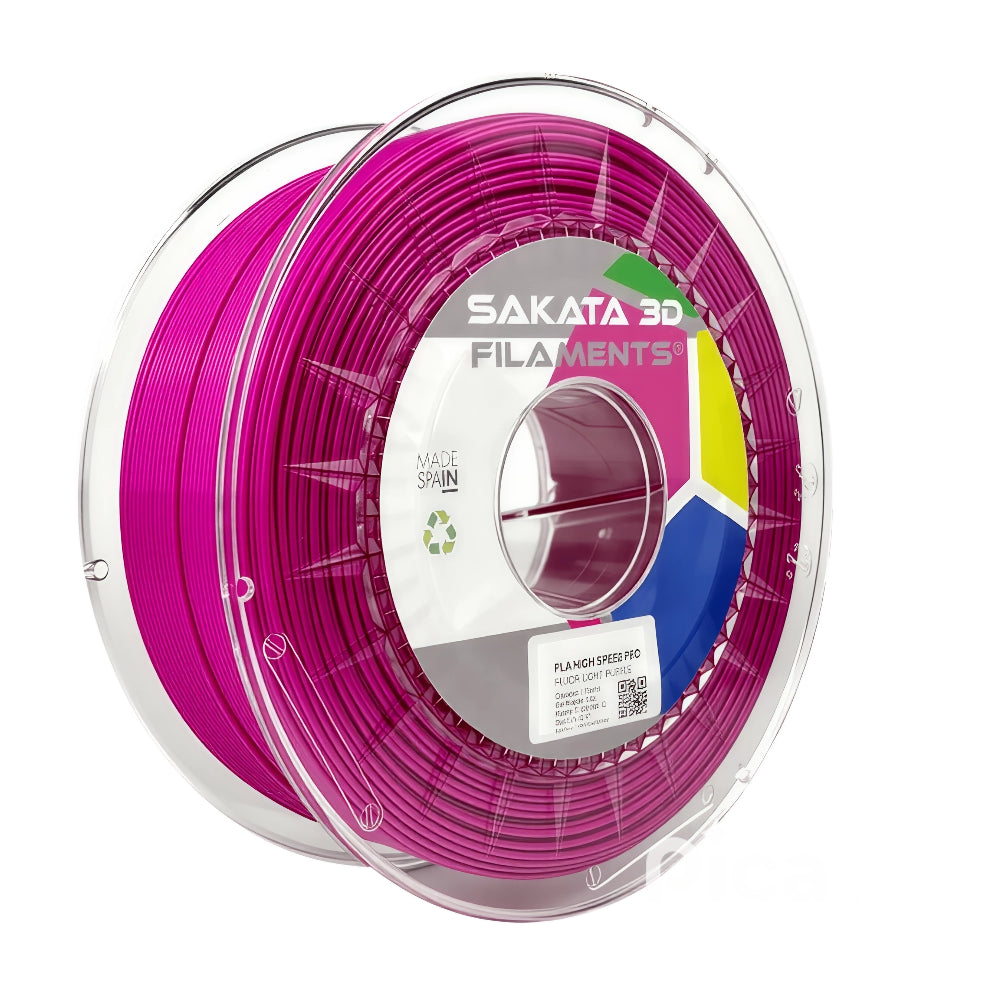 Material de Impresión PLA Velocidad Rápida PRO Tonalidad Fluorescente Púrpura 1.75mm 1kg – Sakata 3D