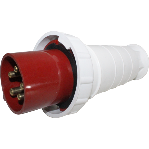 Enchufe industrial macho volante 380 a 415VAC 16 a 125A serie TLP - 32A - 3P+T