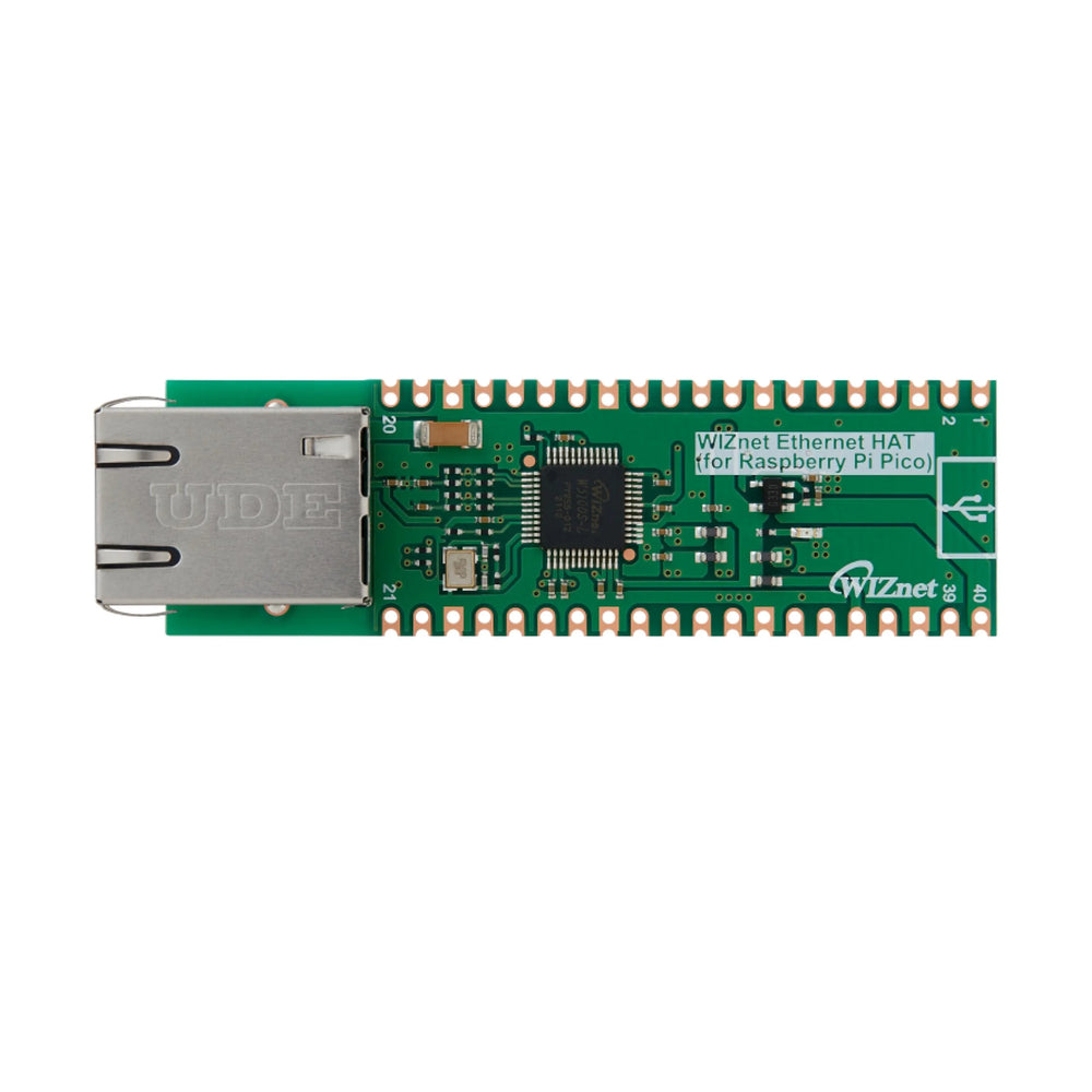 Módulo de Conectividad Ethernet WIZnet diseñado para Raspberry Pi Pico