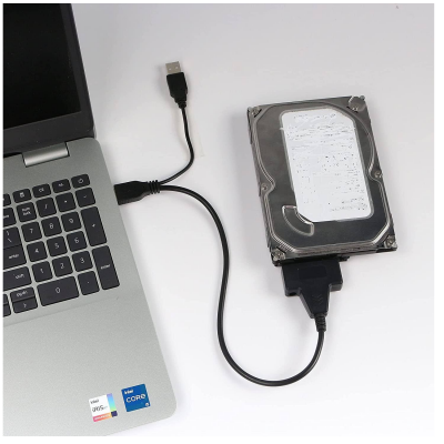USBSATA Adaptador SATA USB2.0 DiscoDuro Externo 2,5/3,5 req-12V
