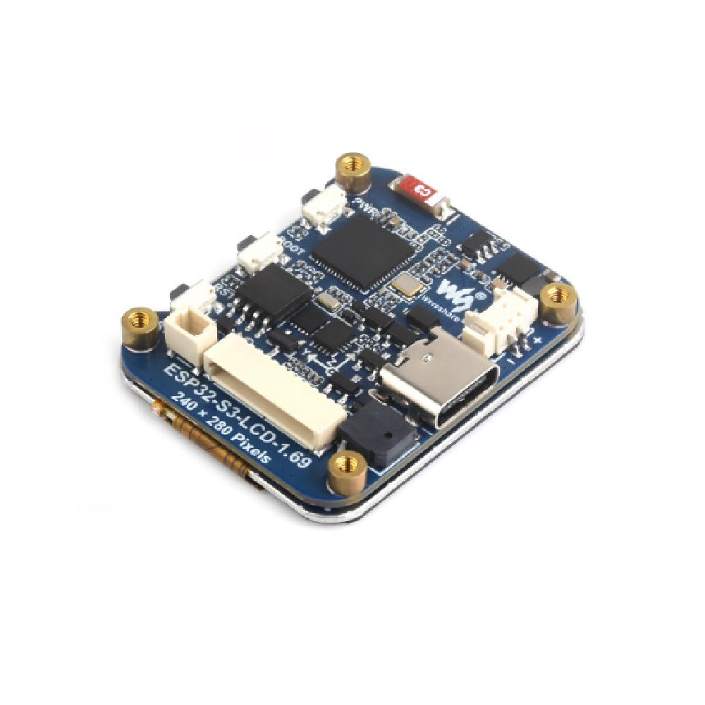 Placa Microcontroladora ESP32-S3 Dotada de Pantalla LCD 240×280 Conectividad WiFi y Bluetooth