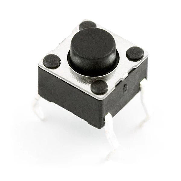Botón Pulsador Dimensiones 6,5mm × 6,5mm