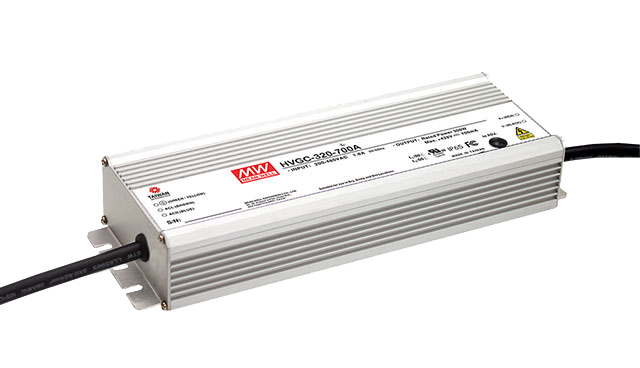 Driver LED carcasa metal 320W HVGC-320 - AB - Ajuste Potenciómetro (Io) + 3 en 1 - 1400mA