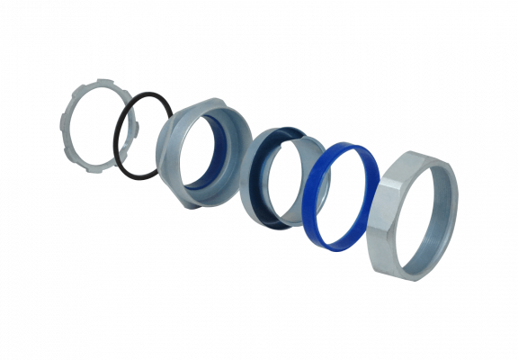 M110-SA. Metálico 110 mm Prensaestopas para cable flexible con aislamiento IP65