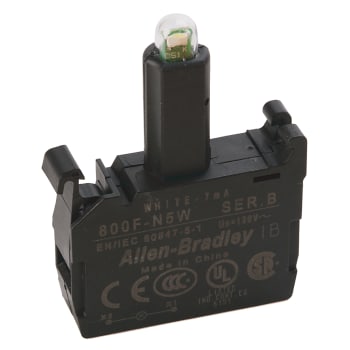 Módulo LED Integrado Blanco 120V AC Allen-Bradley 800F-N5W