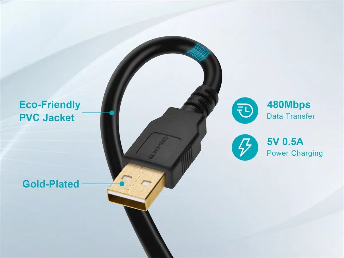 Cable miniUSB de Alta Calidad – Extensión de 1,8 metros