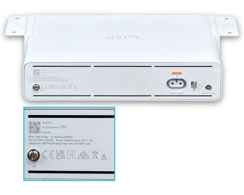 UISP-S-PLUS-LIQ DE SEGUNDA MANO UBIQUITI 4-SFP+10G 4-2500-PoE27V 27V/160W-total Conmutador 100-240VAC vista 4