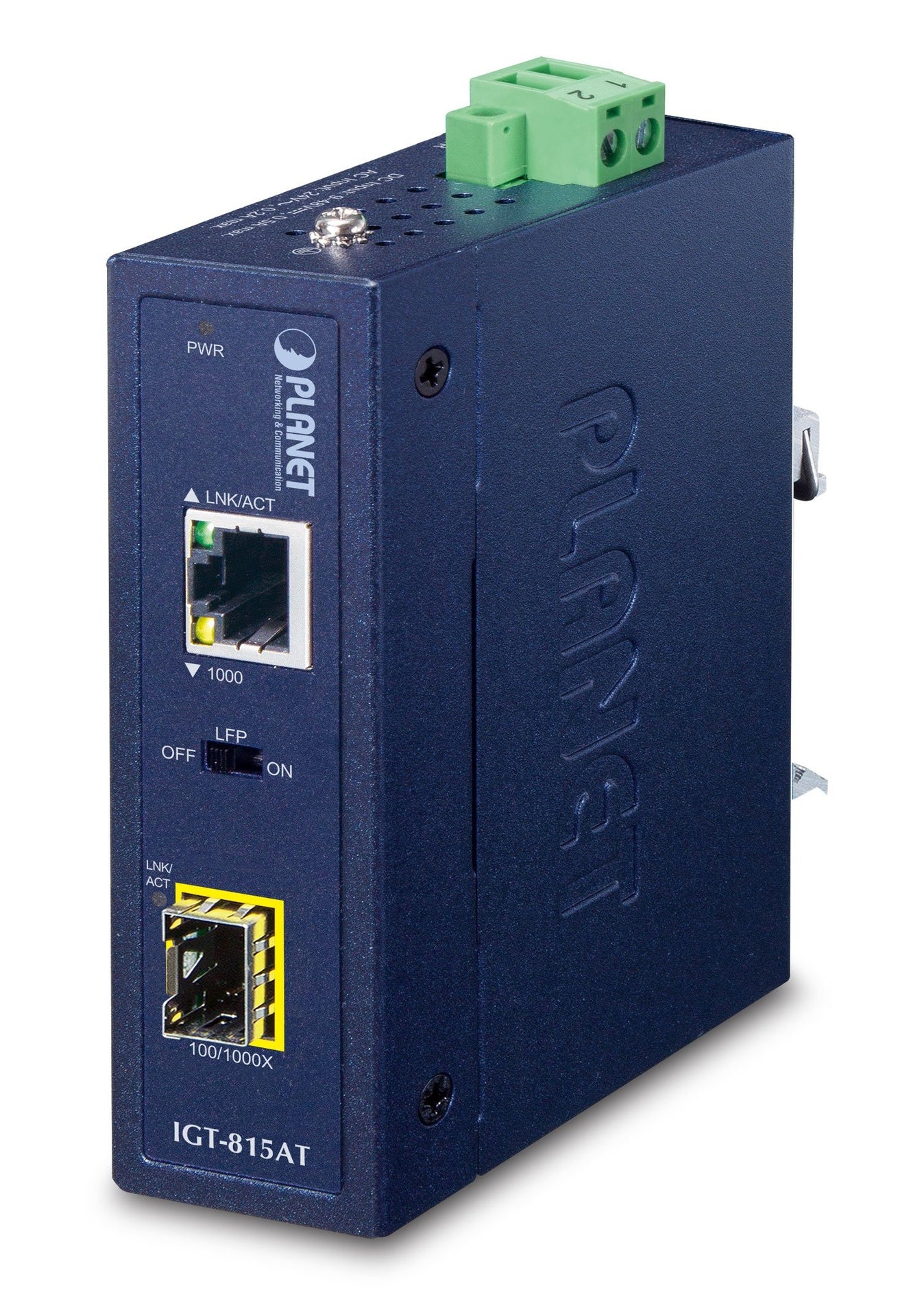 Conversor de Medios Compacto Industrial 100/1000BASE-X a 10/100/1000BASE-T