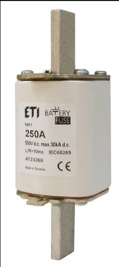 Fusible para baterias ETI NH3 gBat 630A 550V DC