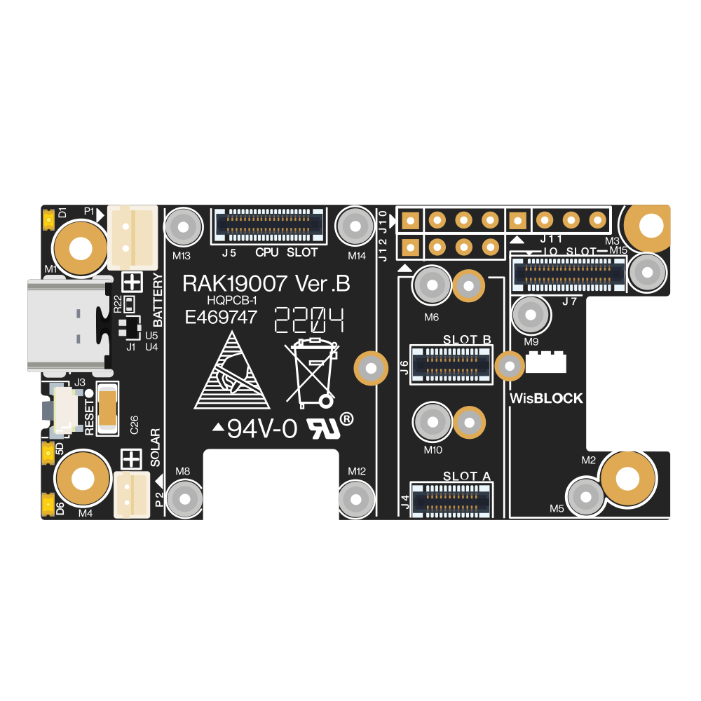 WisBlock Starter Kit — kit básico RAK19007 (AU915) - RAK3312