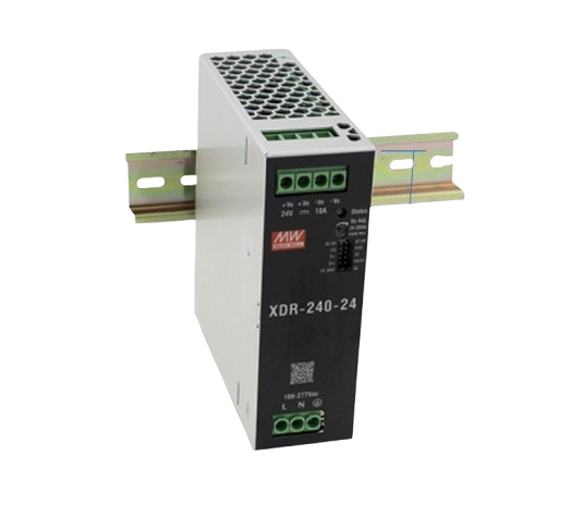 Fuente de Poder Industrial DIN Rail 240W MEAN WELL XDR-240 - 12V