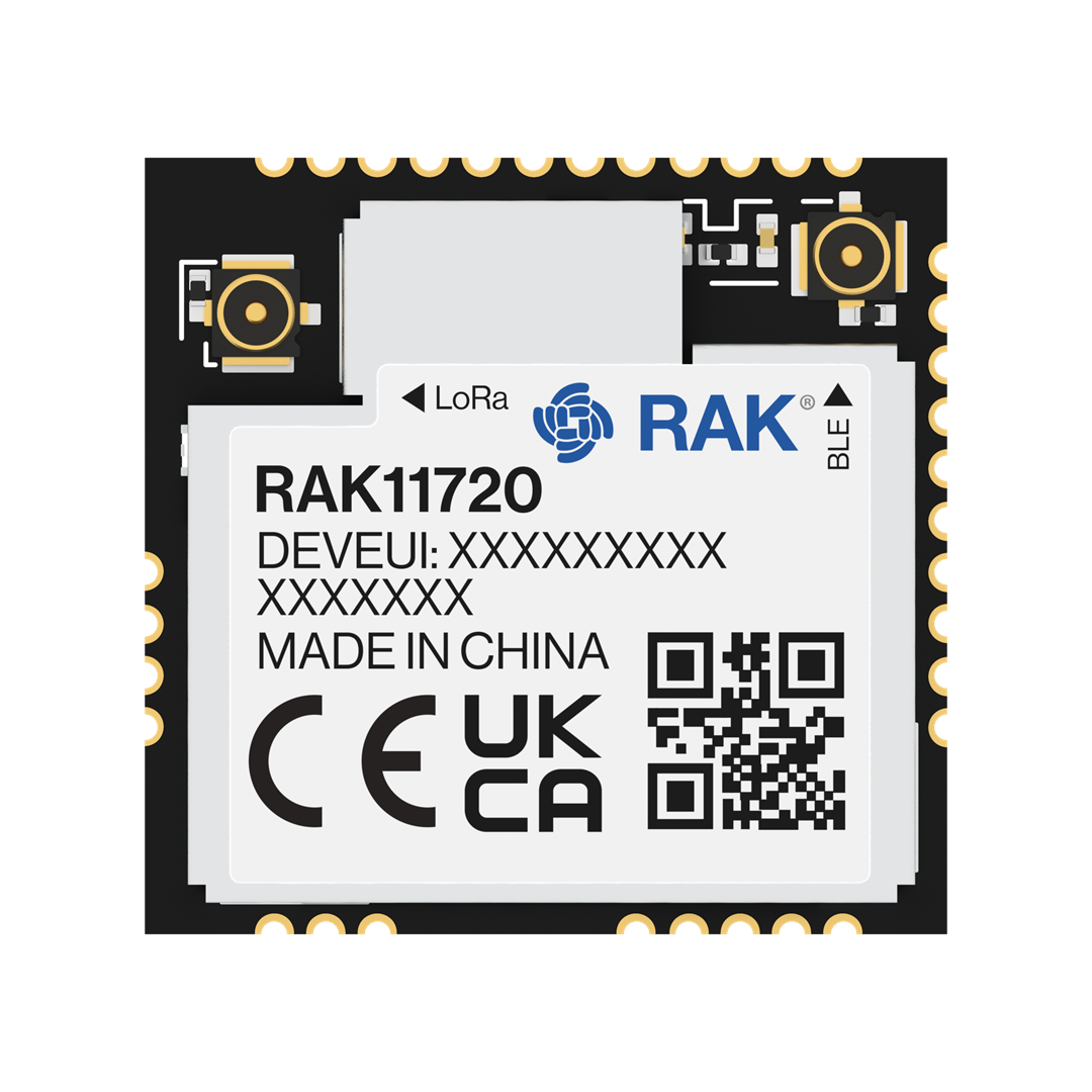 RAK11720 Ambiq Apollo3 Blue SX1262 LoRa Bluetooth Module RAK11720 - Con IPEX