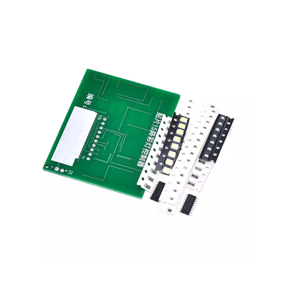Conjunto de Componentes Electrónicos 1801 SMT SMD para Capacitación en Soldadura