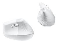 Logitech Mouse Inalambrico Lift Vertical Blanco