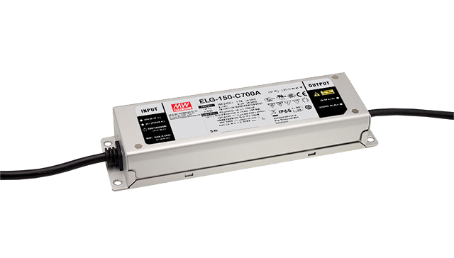 Driver LED carcasa metálica corriente PFC opcional DALI150W ELG-150-C - 1050mA (comúnmente usado) - D2 - Smart Timer / Programable