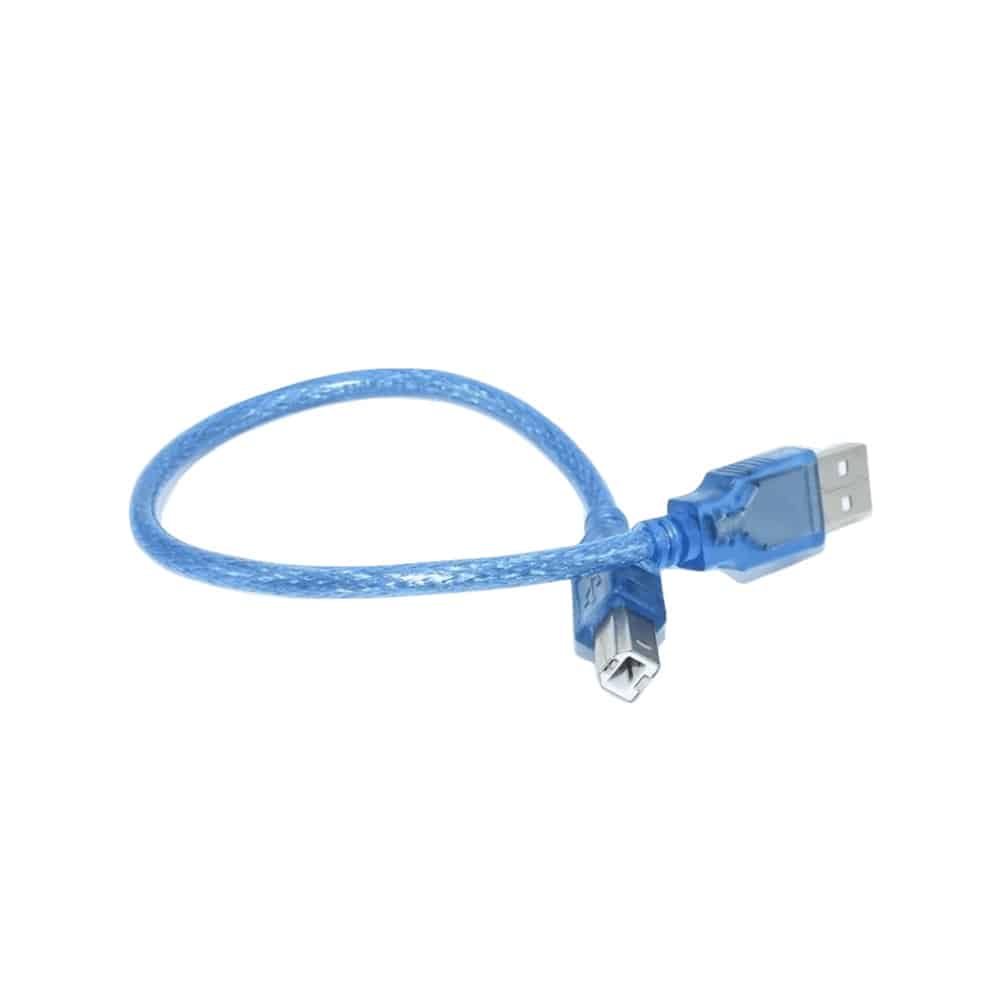 Cable de Interconexión USB Estándar A a B para Placa Arduino Uno