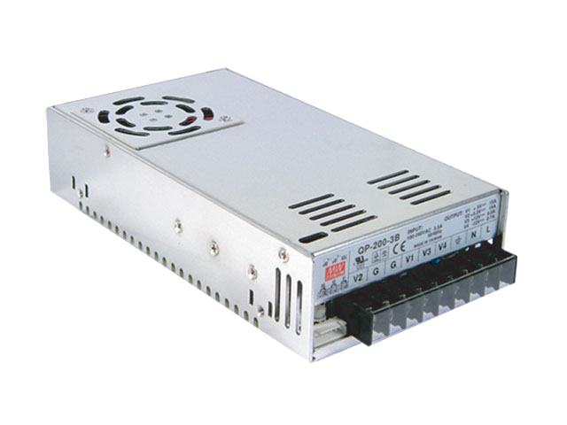 Fuente de poder Gabinete PFC 200W 4 Salidas QP-200 - 5V / 3.3V / 12V / -5V