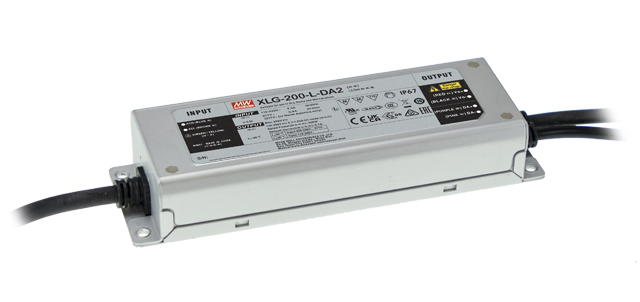 Driver LED metal de potencia DALI-2 200W XLG-200-DA2 - 3500mA (comúnmente usado)
