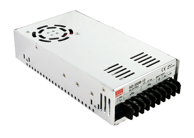 Conversor DC-DC Gabinete 350W SD-350 - 72 a 144VDC - 12V