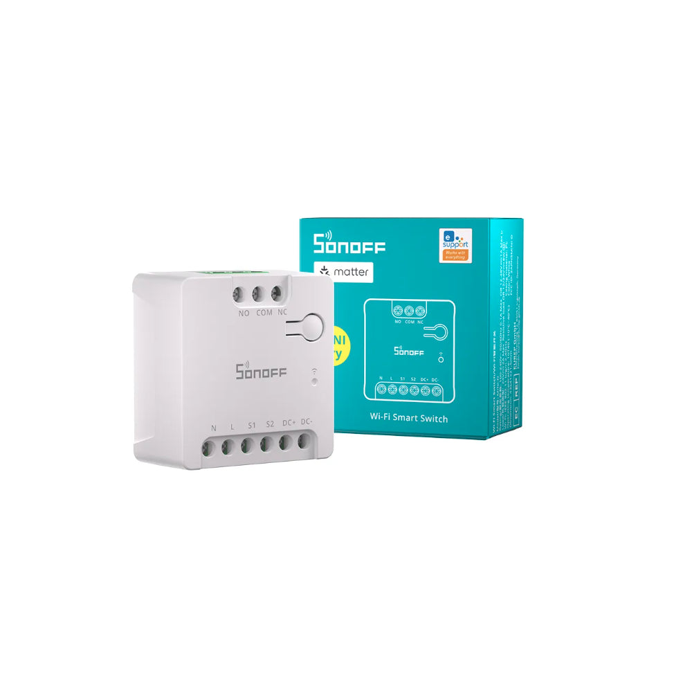 Conmutador de Red WiFi con Contacto Seco Sonoff Mini-D (Compatible con estándar Matter)