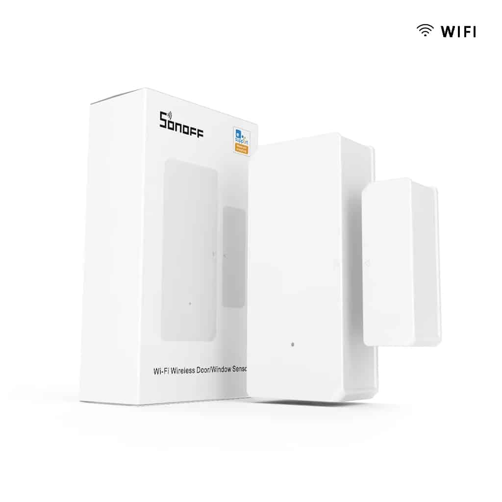 Detector de Apertura en Puertas y Ventanas Sonoff DW2 – Conectado a Red WiFi