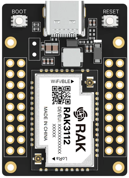 RAK3112 Breakout Board RAK3212 - Soldados (soldered)