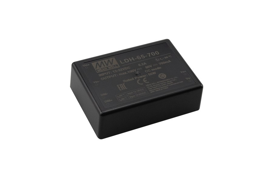 Conversor DC-DC Step-UP para LED 65W LDH-65 - W - Modelo con cables - 1750mA