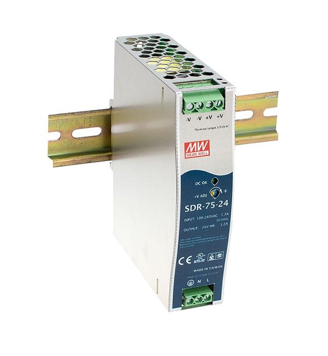 Fuente de poder Riel DIN 75W metal SDR-75 - 12V