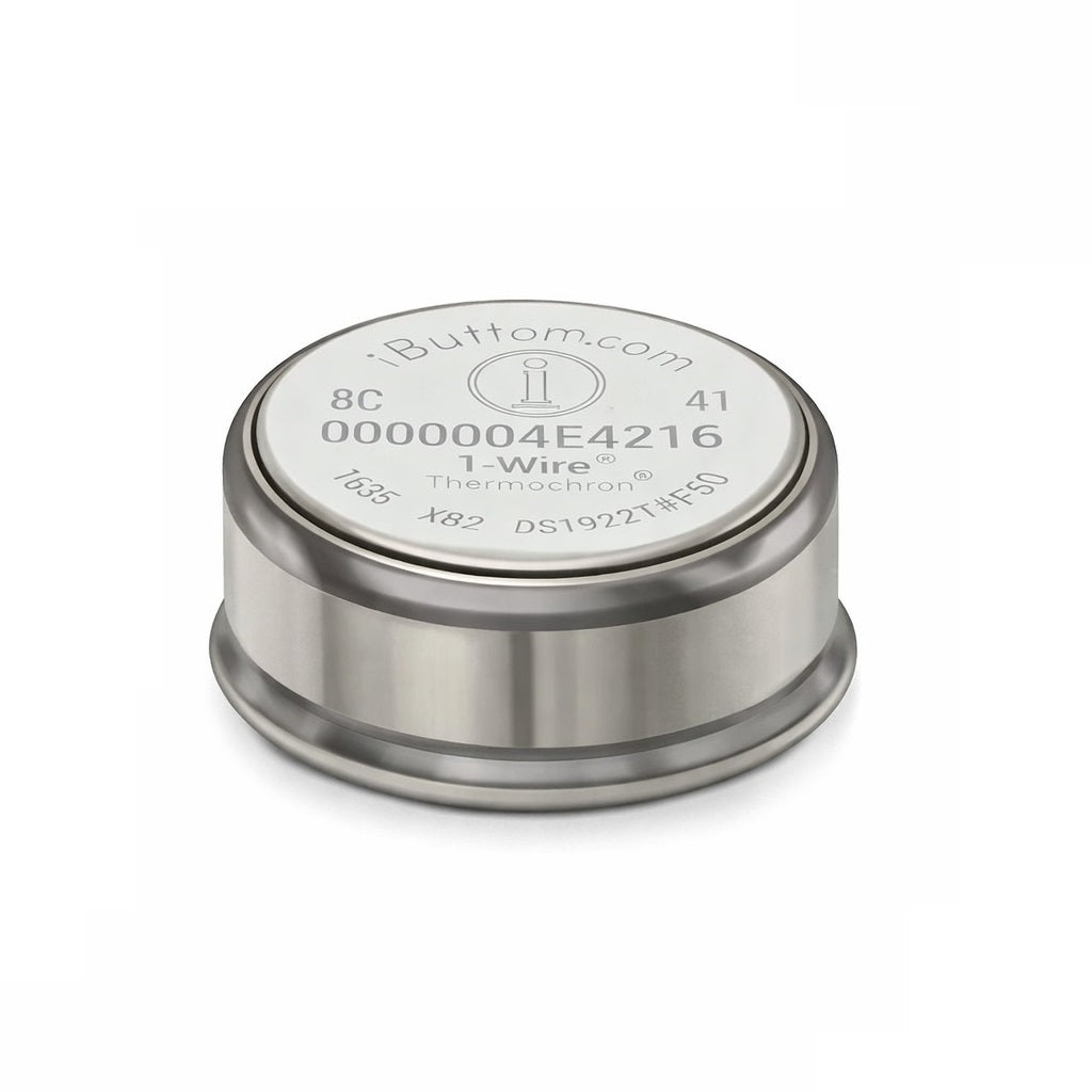 Registrador de Datos Térmicos iButton DS1922T-F5# Precisión Extendida 0–125 °C Capacidad 8KB Interfaz 1-Wire