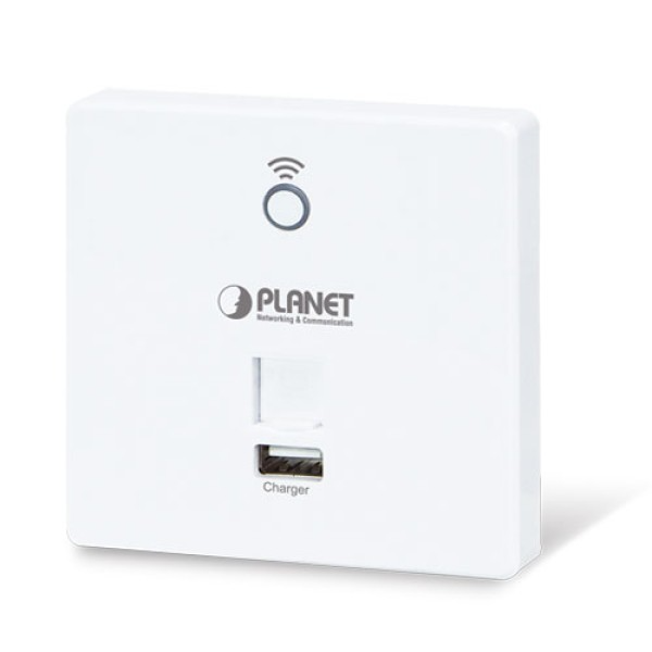 Access Point Inalámbrico 300Mbps Montaje en Muro 802.11n con Cargador USB (Descontinuado)