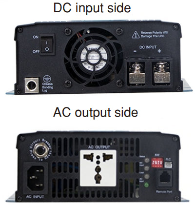 Inversor onda pura con UPS bypass 1200W NTU-1200 - UN - Universal - 24VDC - 110VAC