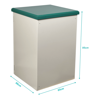 RK17-6LE LINKMADE 17U 950x600 Armario Exterior para Muro/Poste IP65 Charolas Ventilación PDU