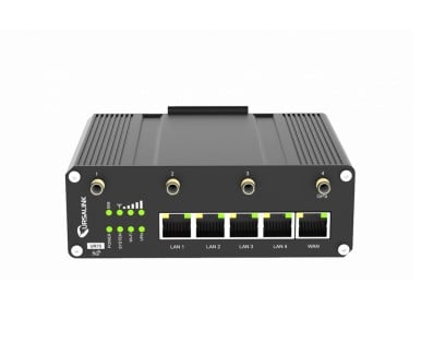 Router LTE 5G/5LAN/1xRS232/1xRS485 - Equipado con WIFI