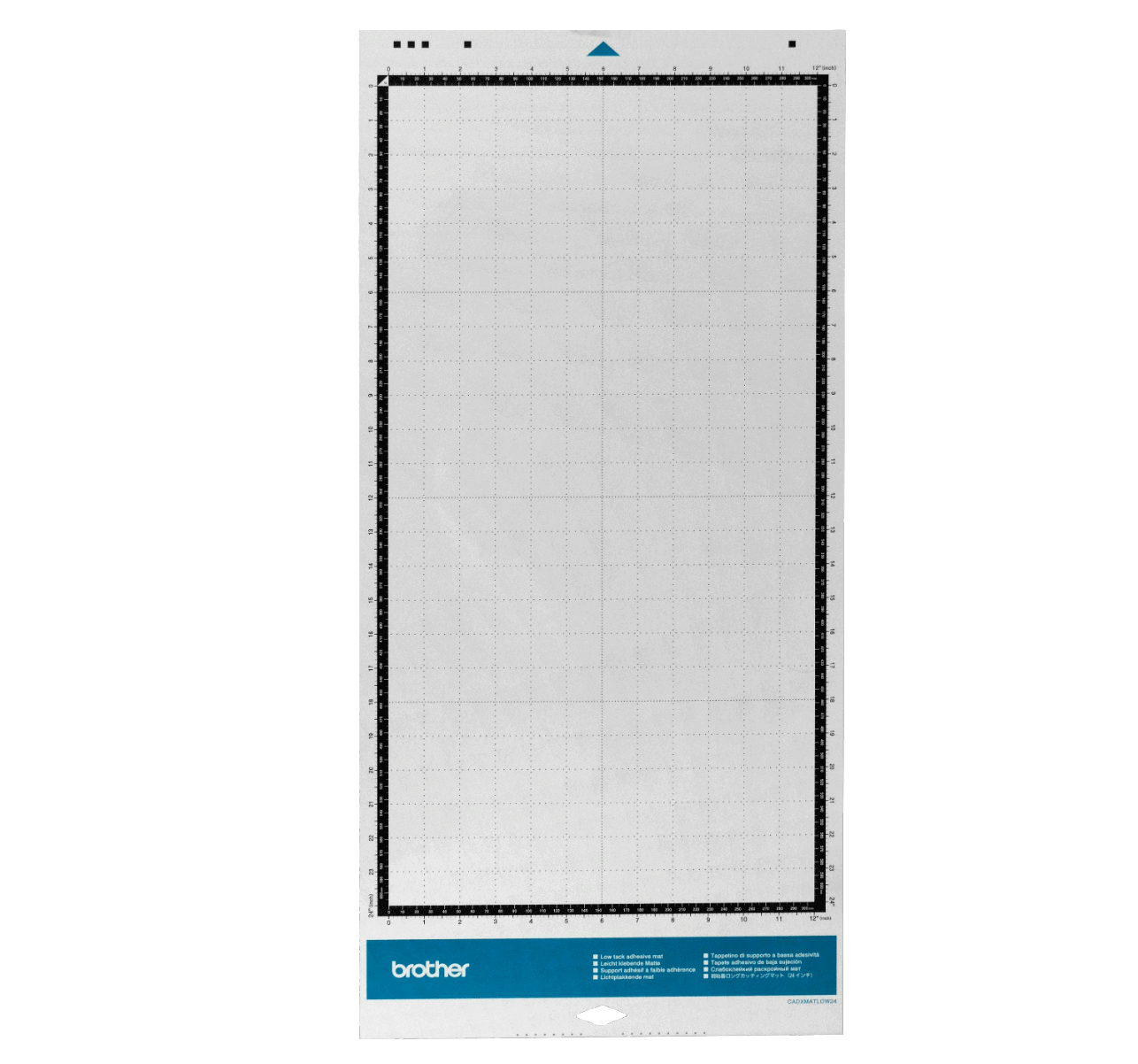 CADXMATLOW24. Alfombrilla adhesiva de baja adherencia Brother para plotter de corte ScanNCut DX, tamaño 305x610 mm