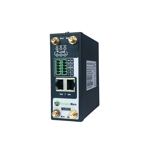 Router 4G estándar Industrial Navigateworx NR500-S4G certificado SUBTEL - Equipado con WIFI+GPS