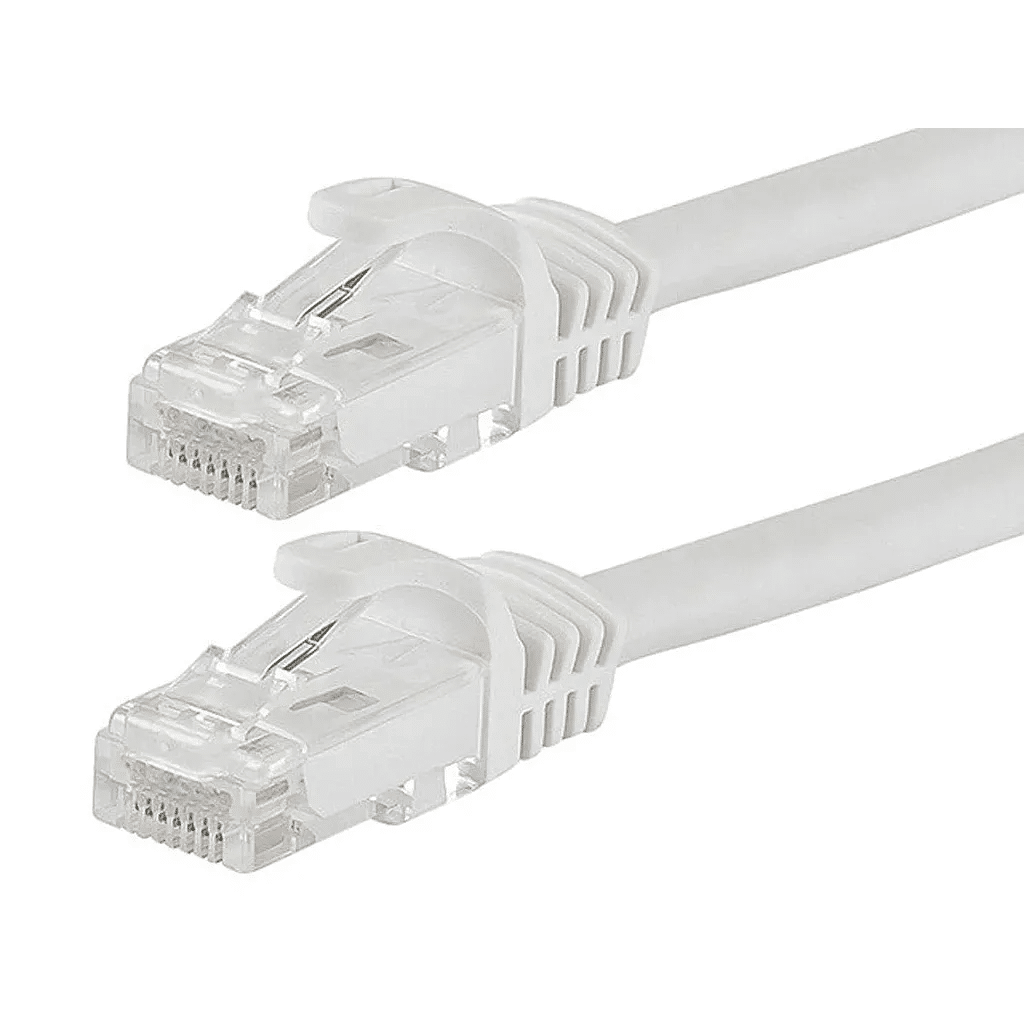 Lote de 5 Cables de Conexión Ethernet Categoría 6 longitud 30cm marca Monoprice