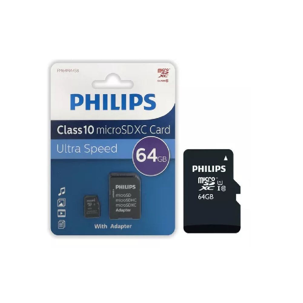 Tarjeta Micro SD 64GB Philips