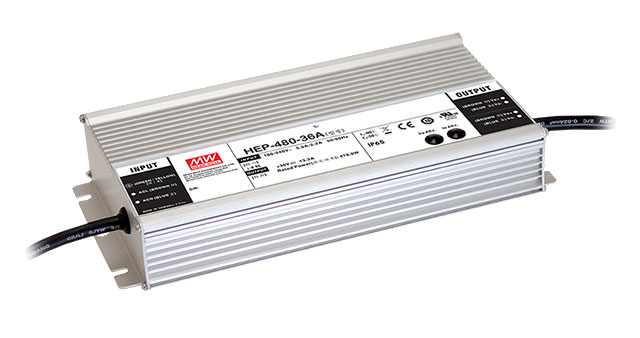 Fuente de poder entorno hostíl 480W HEP-480 - 48V - A - Ajuste Potenciómetro (Io)