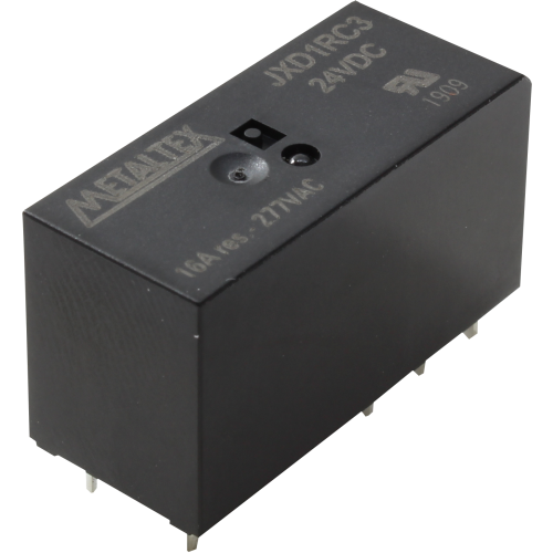 Relé industrial miniatura de potencia SPDT hasta 16A serie JXD - 5VDC